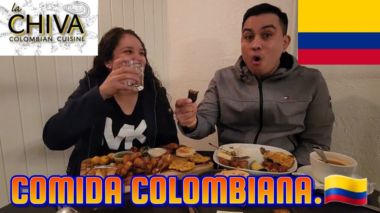 MEXICANOS PROBANDO POR PRIMERA VEZ COMIDA COLOMBIANA 🇨🇴, NOS GUSTO? DESCUBRELO EN ESTE VIDEO.