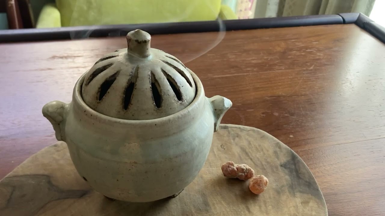 私のミルラの焚き方
