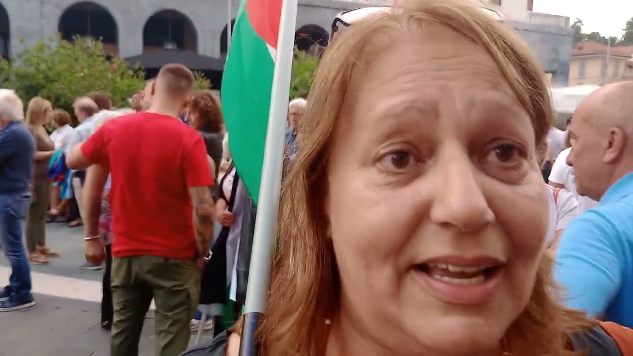Interviste alla manifestazione pro Palestina  a Varese
