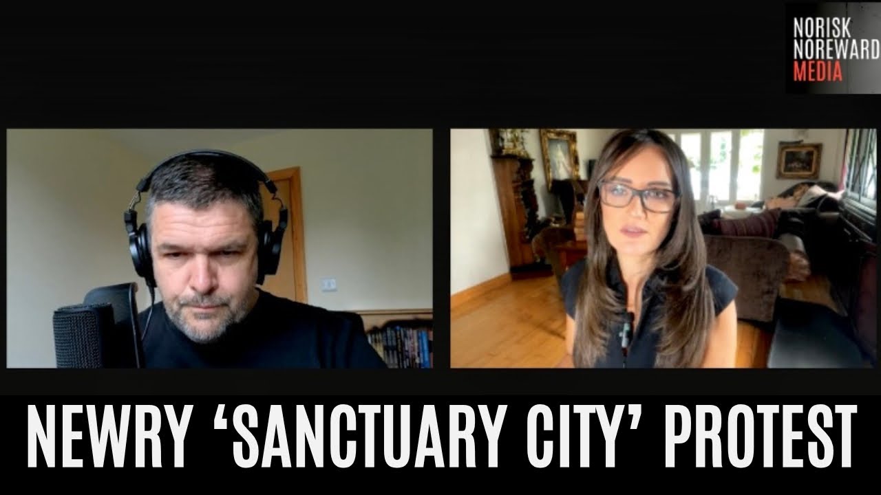 N.IRELAND - NEWRY PUBLIC PROTEST AGAINST PLANNED 'CITY OF SANCTUARY' DESIGNATION