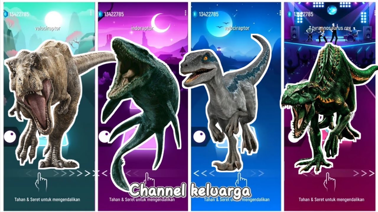 Tyrannosaurus rex vs mosasaurus vs velociraptor vs indoraptor 