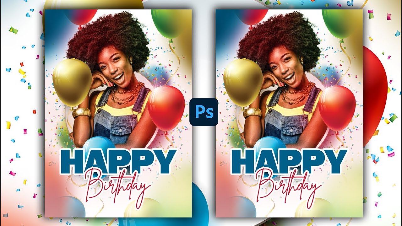 Comment concevoir une affiche d'anniversaire sur Photoshop