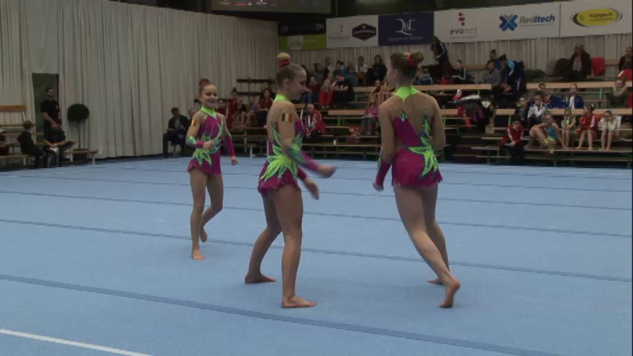 Turnclub Olympia Oosterzele AG DYN VANHERCKE Sophie CATRY Norah DE BLANC Merel FIAC 2016