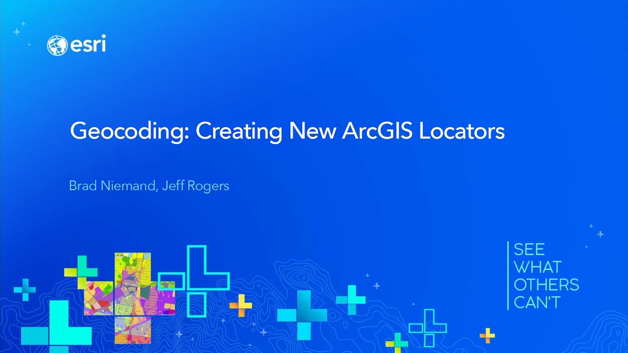 Geocoding: Creating New ArcGIS Locators