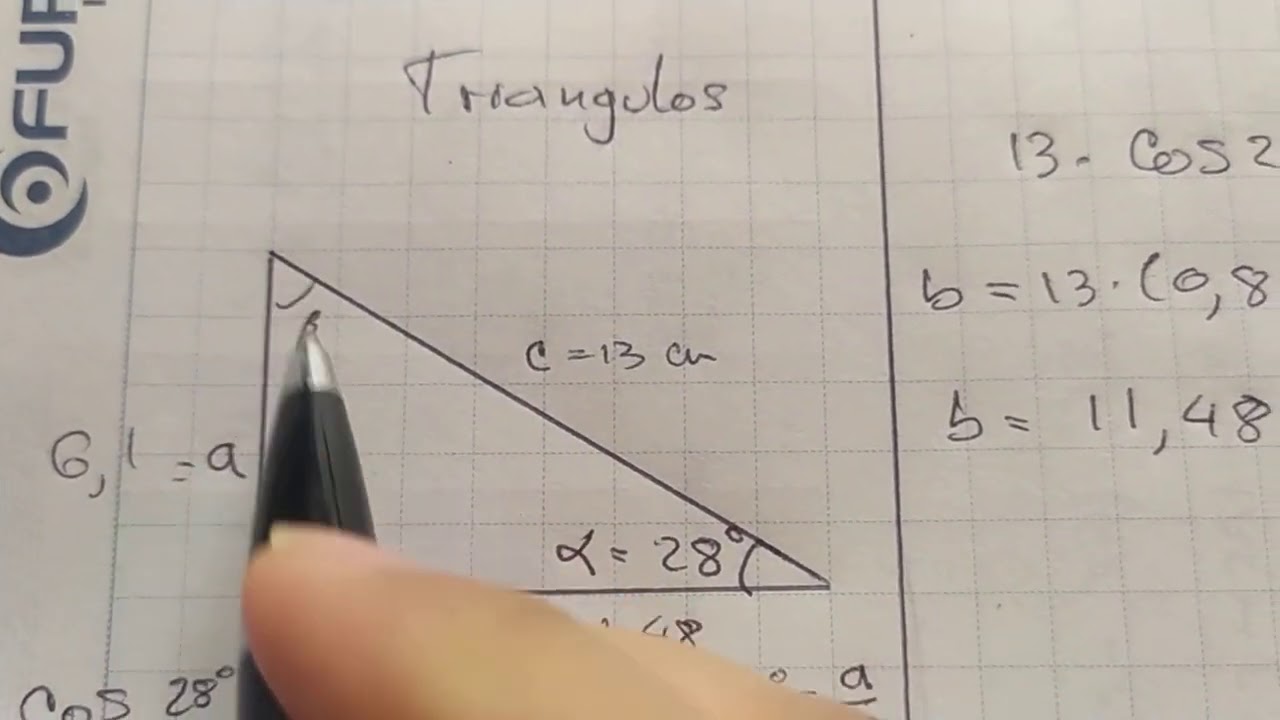 Resolución de Triángulos Rectángulos Mate 10°