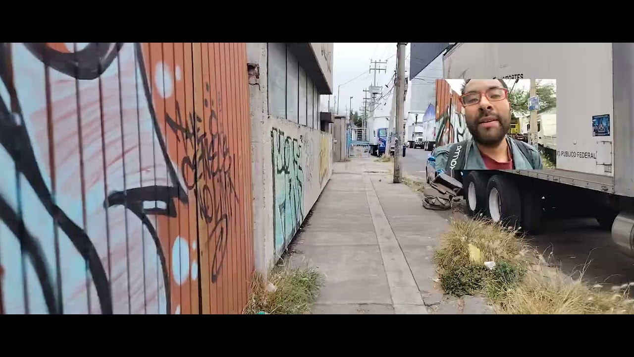 Caminando desde avenida Río Churubusco hasta hospital general Troncoso