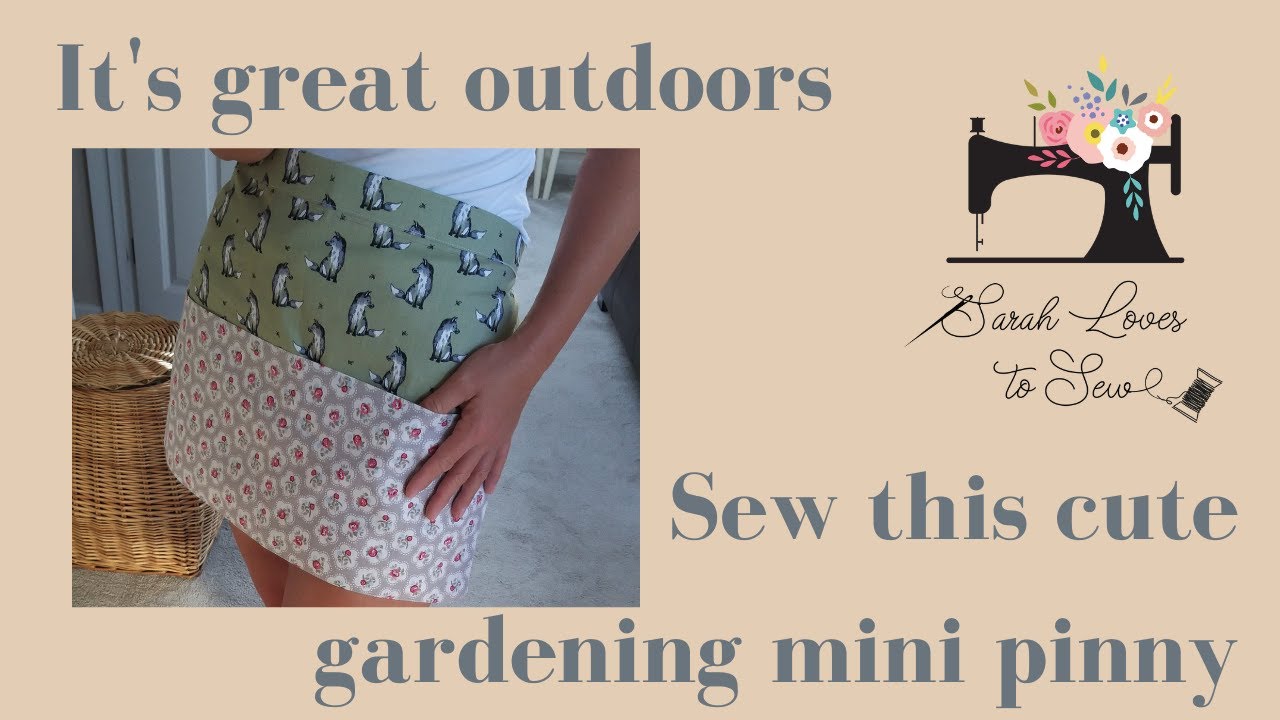 Sew this cute garden apron