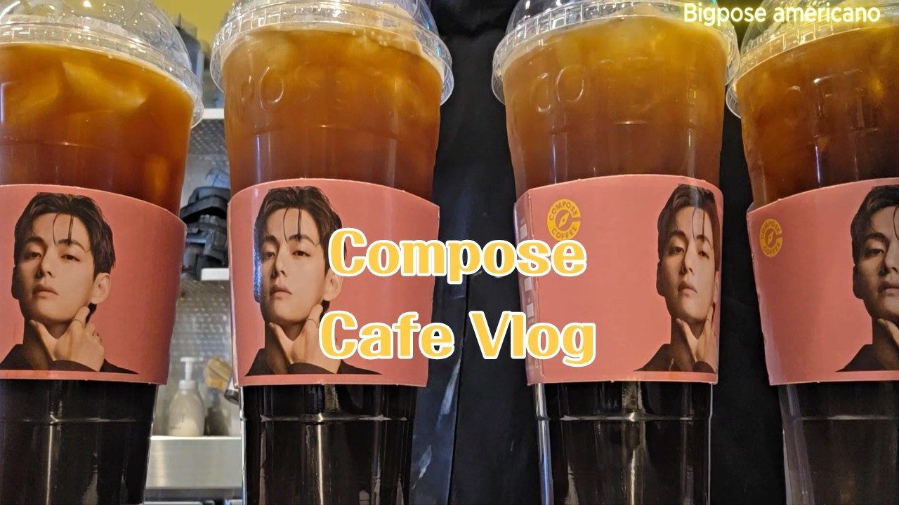 Cafe Vlog | Кажется, уже лето, кофе с компонентами,? | Большая поза приходит в группу~~~| Cafe ASMR
