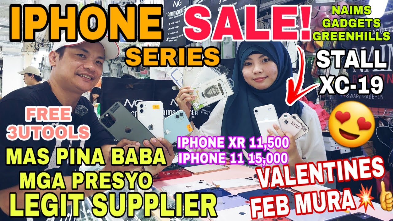 IPHONE SERIES secondhand SOLID SALE! MAS BUMABA MGA PRICE!FEBRUARY 2024 LEGIT SUPPLIER,Greenhills