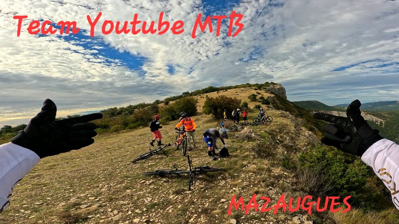 VTT TEAM YOUTUBE DE SORTIE !! MAZAUGUES , UN SPOT AUX MILLES SAVEURS 🔥