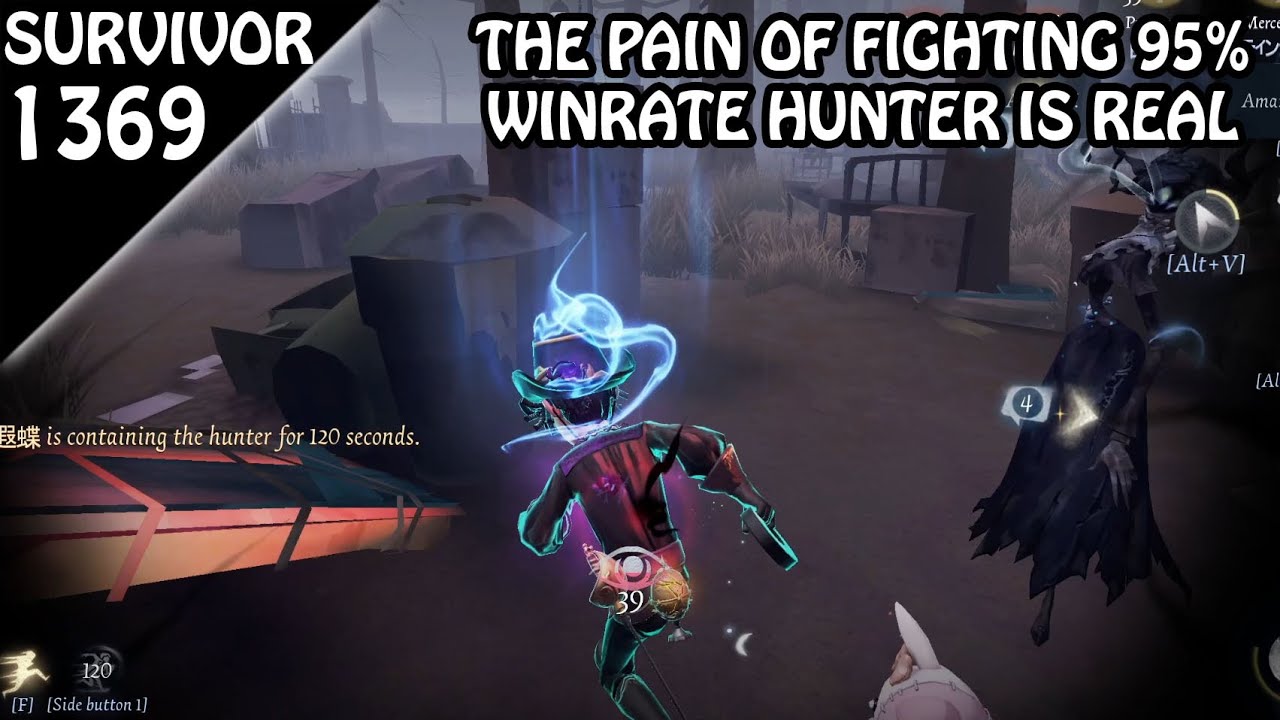 This is how you fight 95% Winrate Hunter - Survivor Rank #1369 (Identity v)