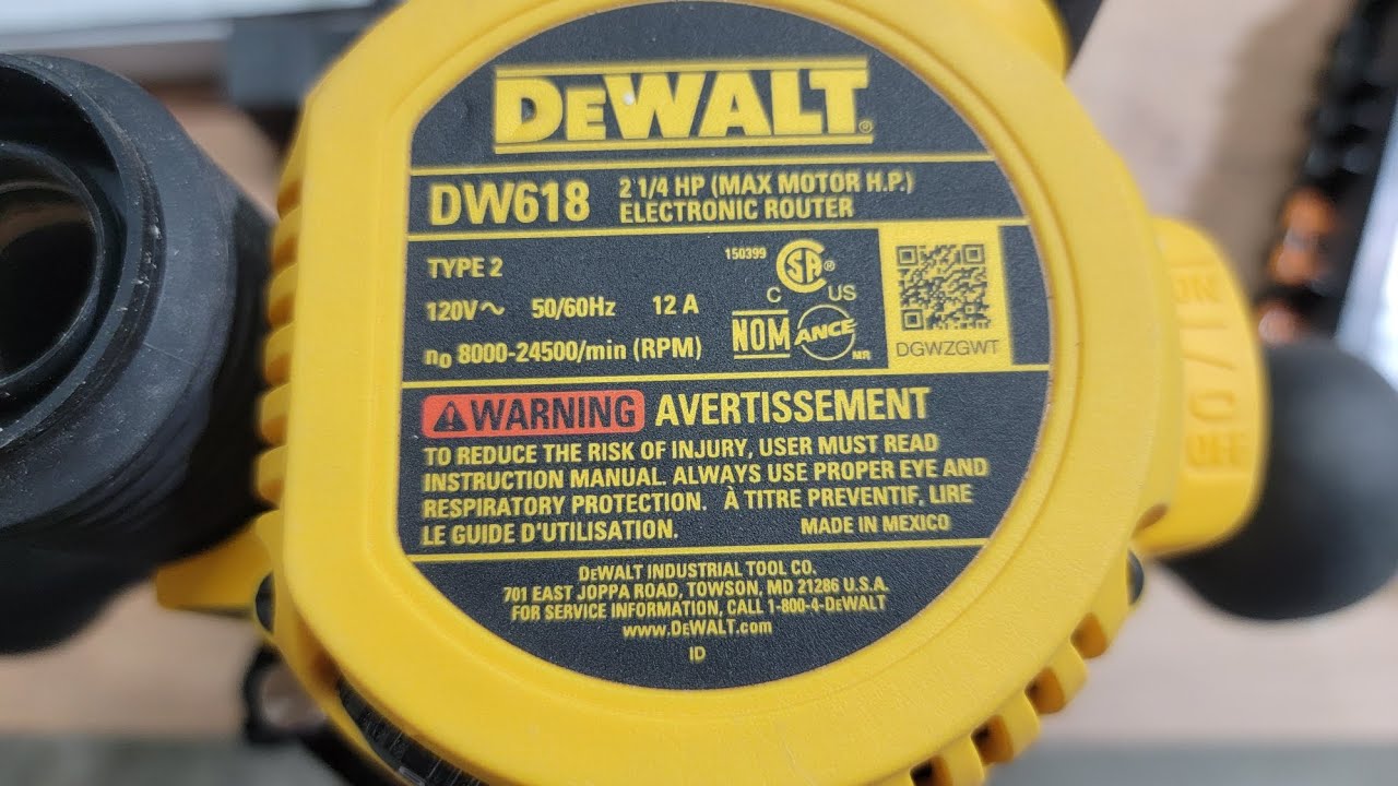 My review of the Dewalt DW618PK
