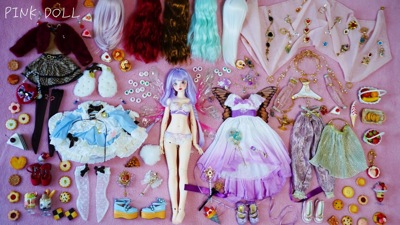fairy Princess violet BJD DOLL Unboxing dress up 着せ替え 妖精のお姫様 ドール