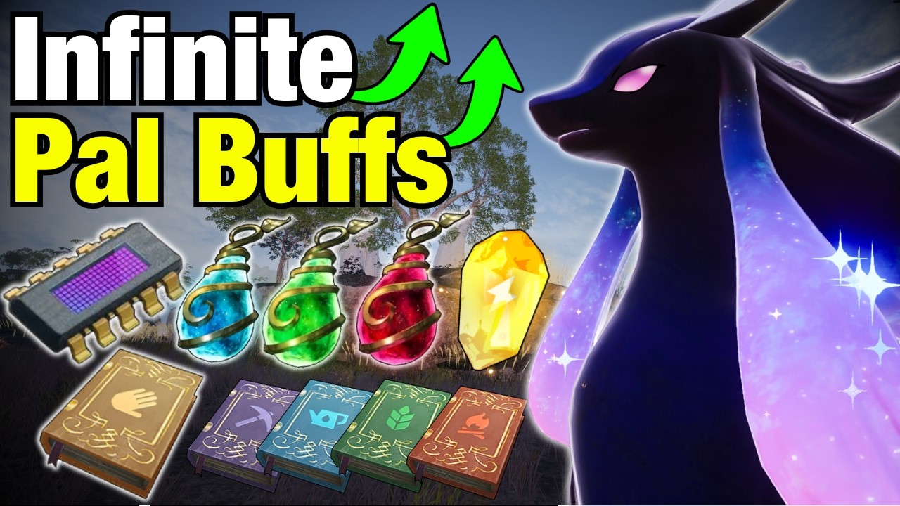 INFINITE PAL BUFFS GLITCH in Palworld 1.0 | Implants, Handbooks, Awaken, Stat Fruit