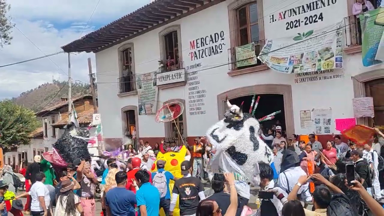 carnaval Pátzcuaro 2024 Revolución vs Cristo
