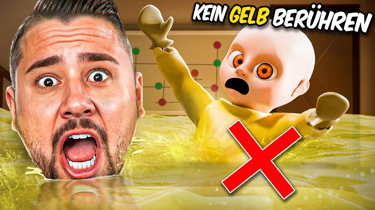 Ich darf NICHT GELB BERÜHREN 🟡 in THE BABY IN YELLOW! 😂