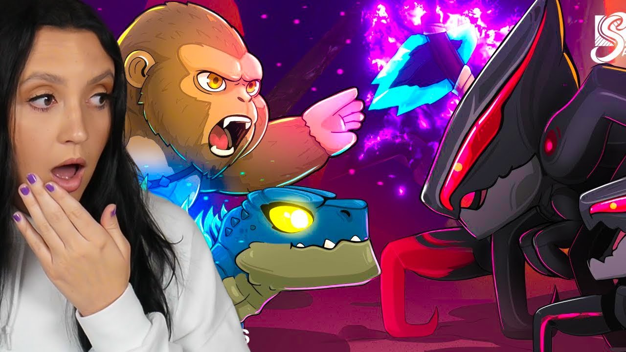 Reacting to BABY KONG & ZILLA JR. vs MUTOs!! (Epic Battle)