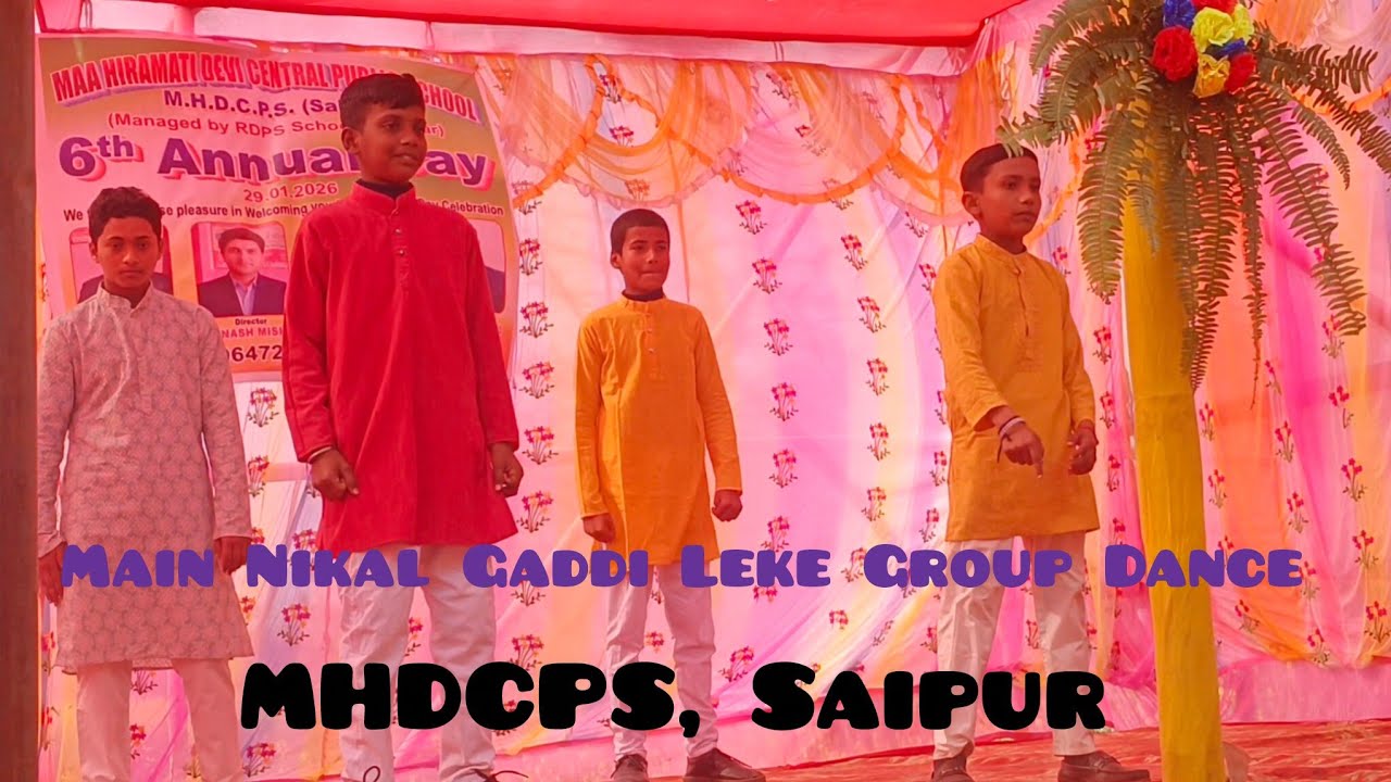Main Nikal Gaddi Leke Group Dance #rdps #school #siwan #education #studymotivation