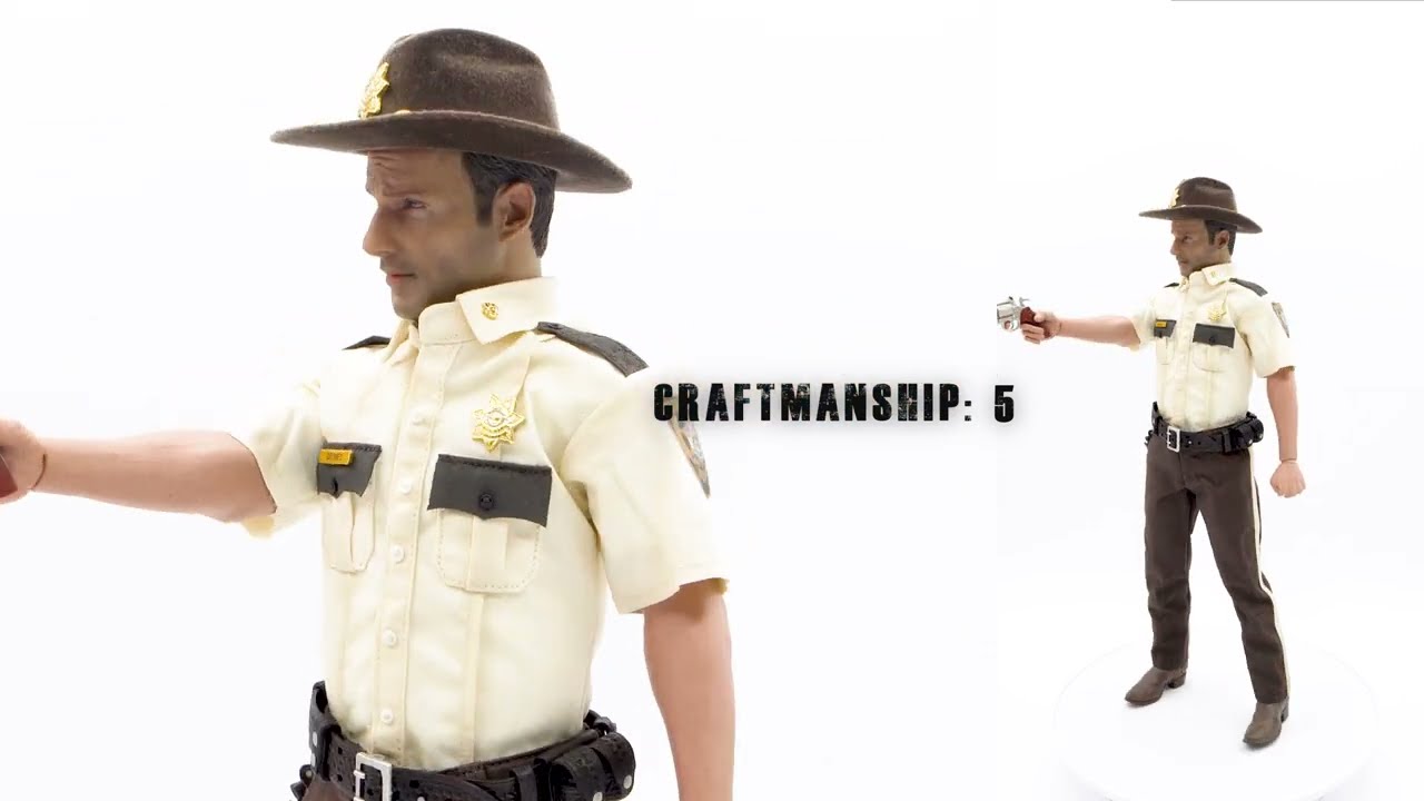 Threezero Rick Grimes 1/6 Figure Review and Rating! - Third Rate Review Episode 4