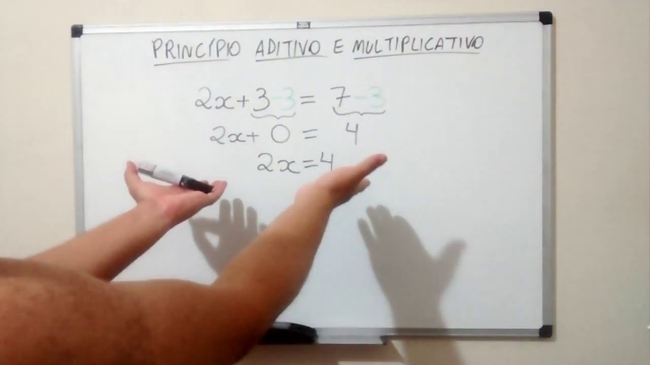 7&ordm; ano - Equa&ccedil;&otilde;es; princ&iacute;pio aditivo e multiplicativo da igualdade