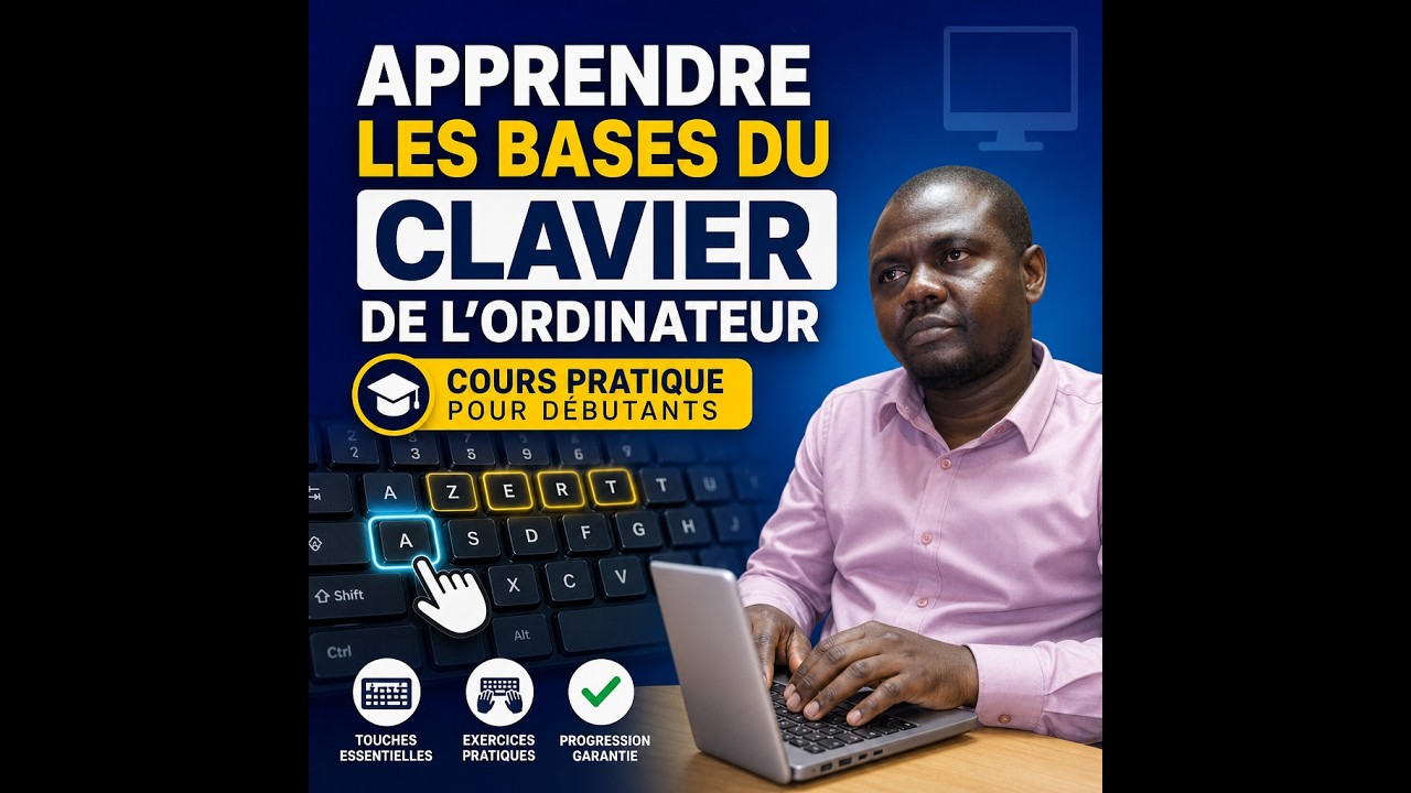 Apprendre les bases du clavier de l’ordinateur | Cours pratique pour débutants