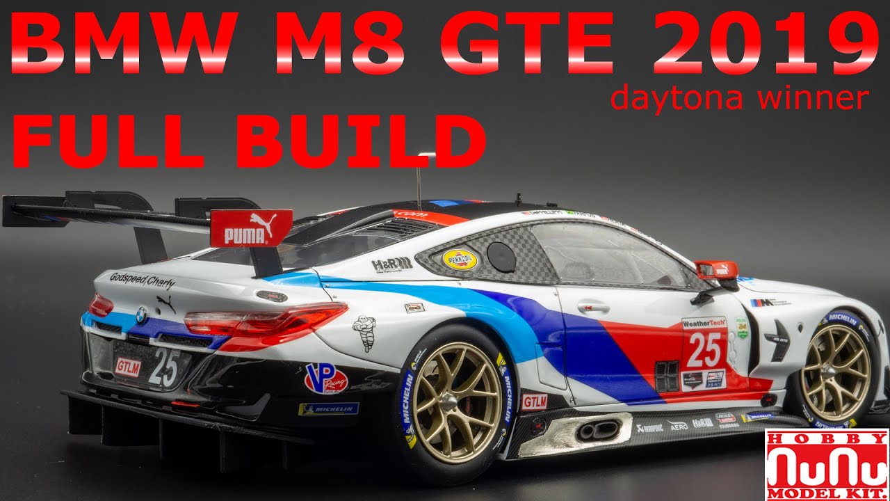 1/24 BMW M8 GTE. Полная сборка. NuNu 24010