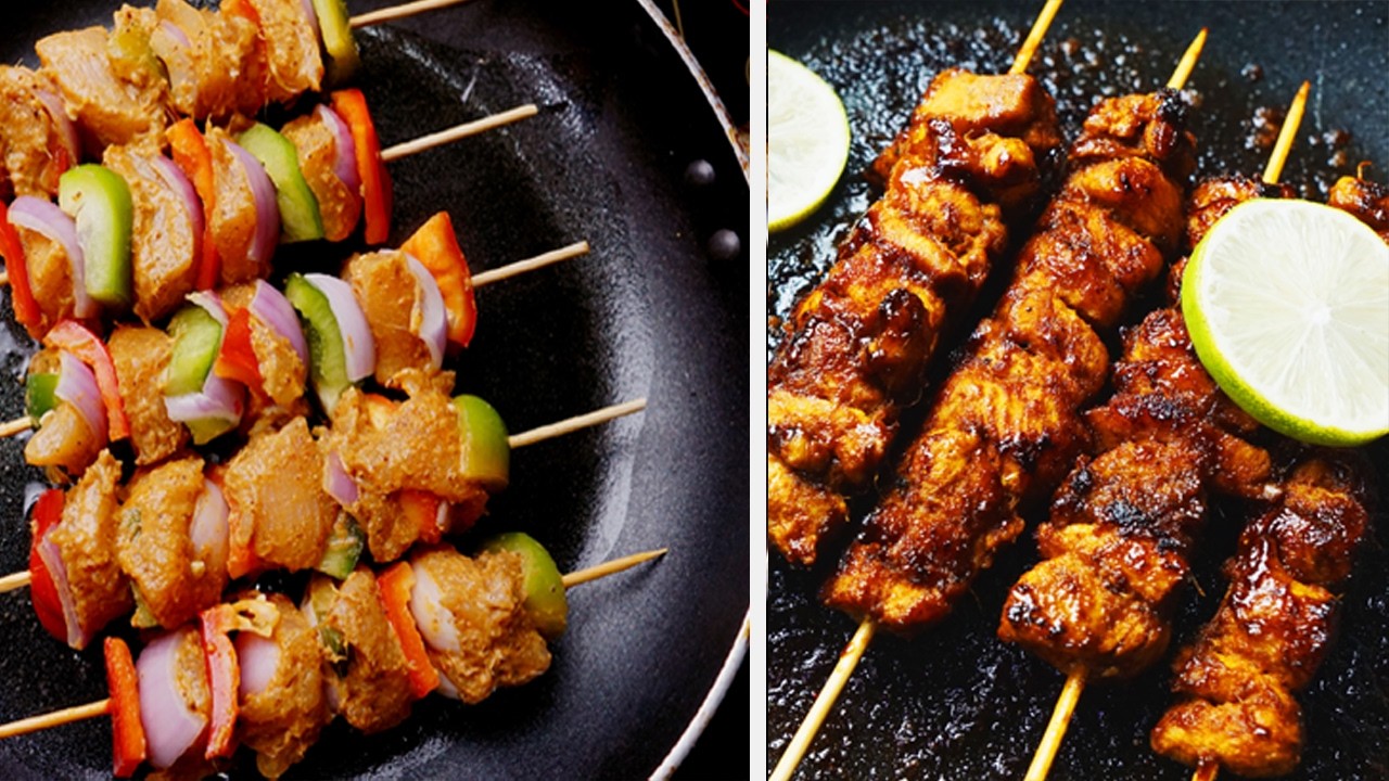 ইফতার স্পেশাল দুটি রেসিপি দেখুন! /chicken sikh kabab/chicken shashlik /