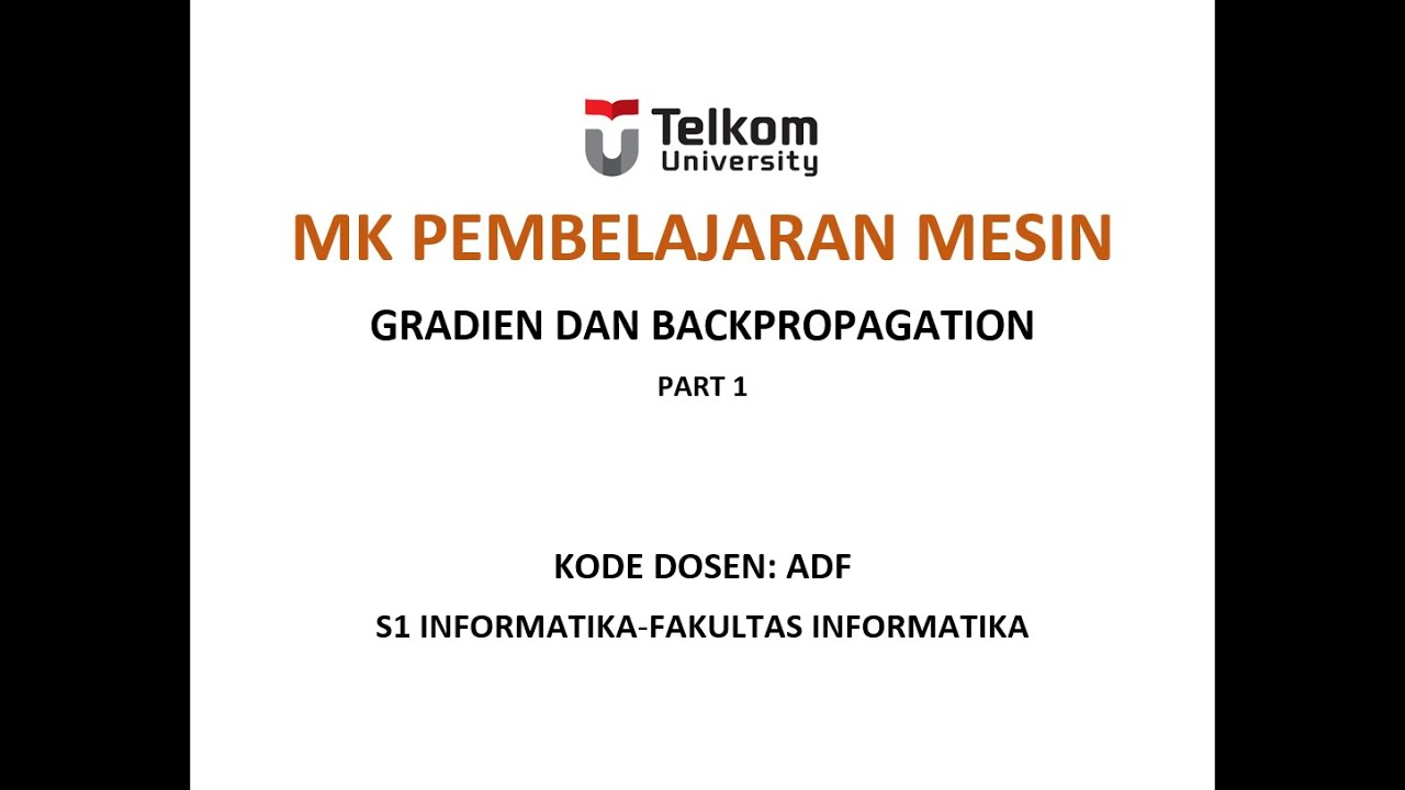 08 - Gradien dan Backpropagation part 1