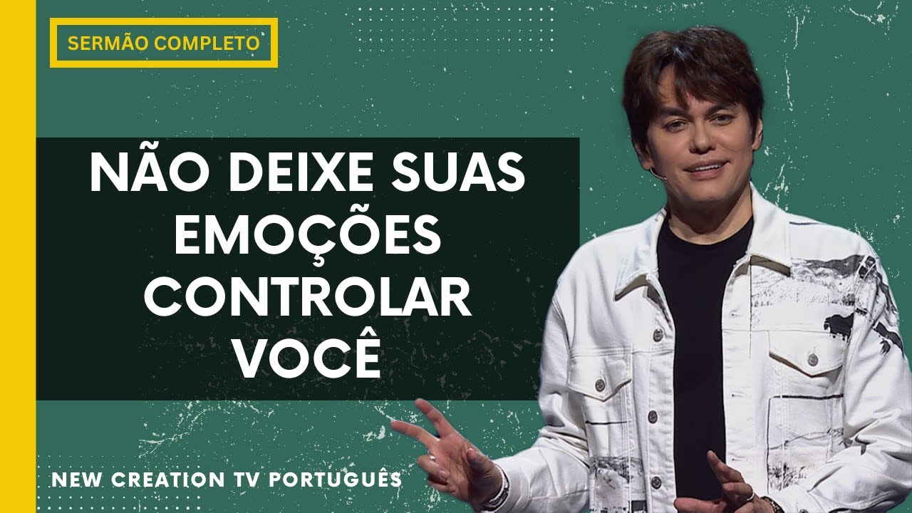 Recupere Sua Identidade Em Cristo! | Joseph Prince | New Creation TV Português