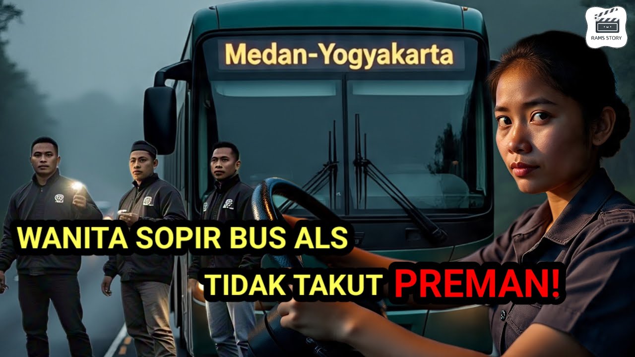 Sopir Bus ALS Wanita Lawan Preman Terminal Surabaya | Kisah Nyata Penuh Aksi & Haru!