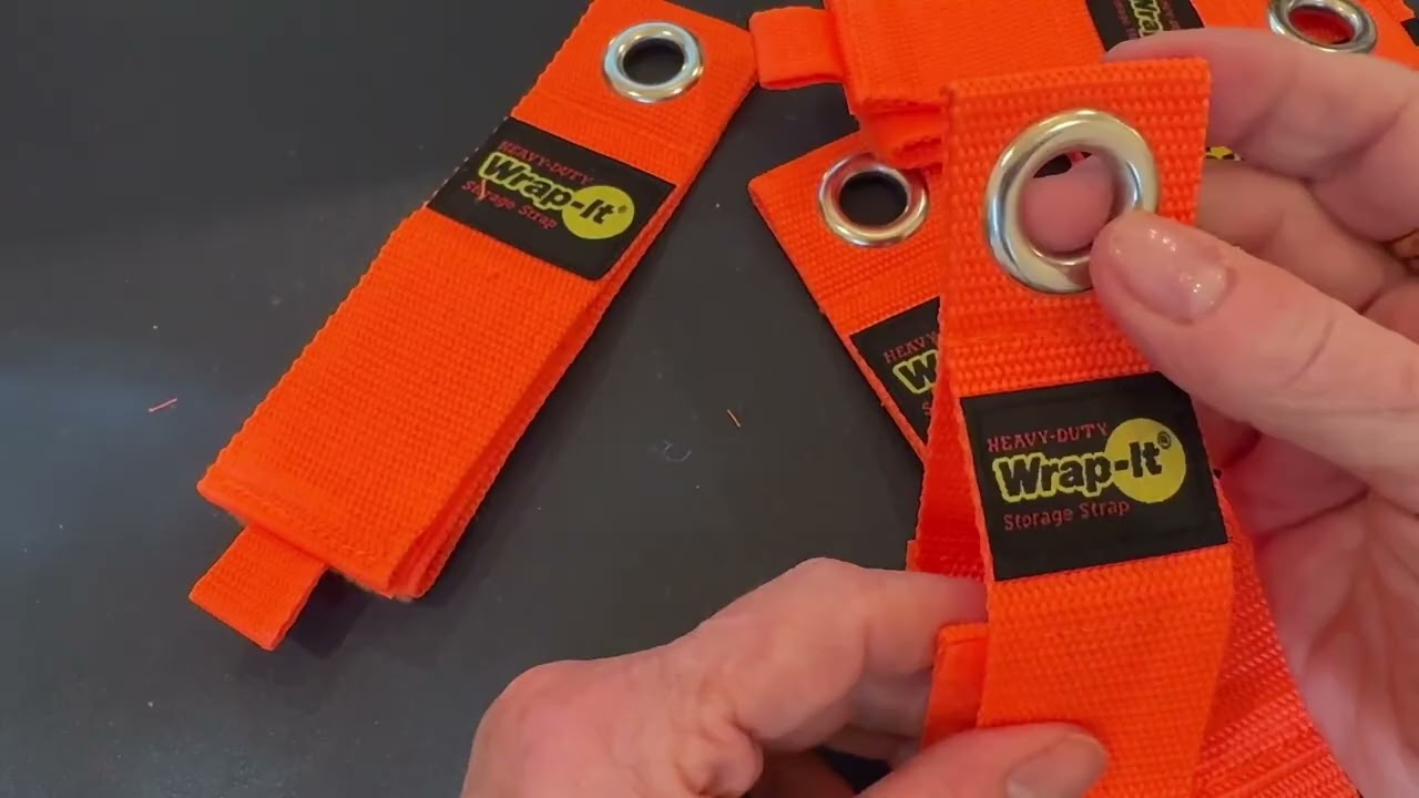 Heavy Duty Wrap It Storage Straps, Get organized with Heavy duty wrap it storage organizer