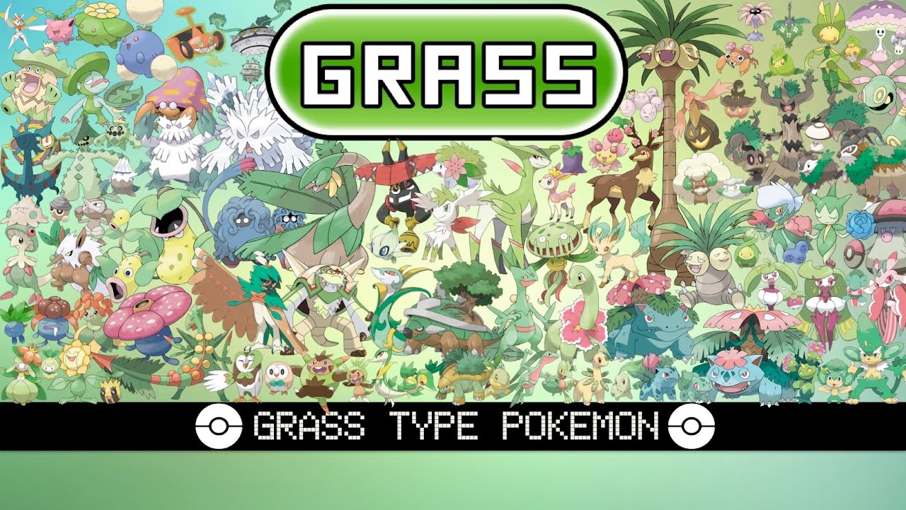 All Grass Type Pokémon