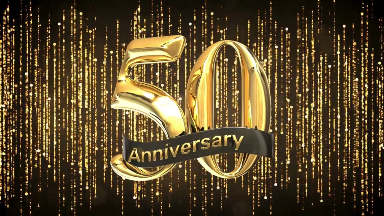 50th Anniversary Screensaver - 50th Anniversary Wallpaper - Golden Anniversary - HD - 1HR
