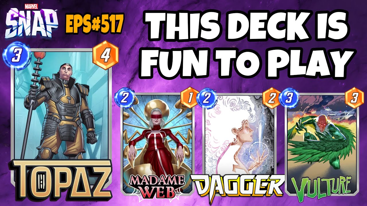 Topaz Unlocks NEXT LEVEL Tempo for Move Decks! | Marvel Snap Replay Episode 517
