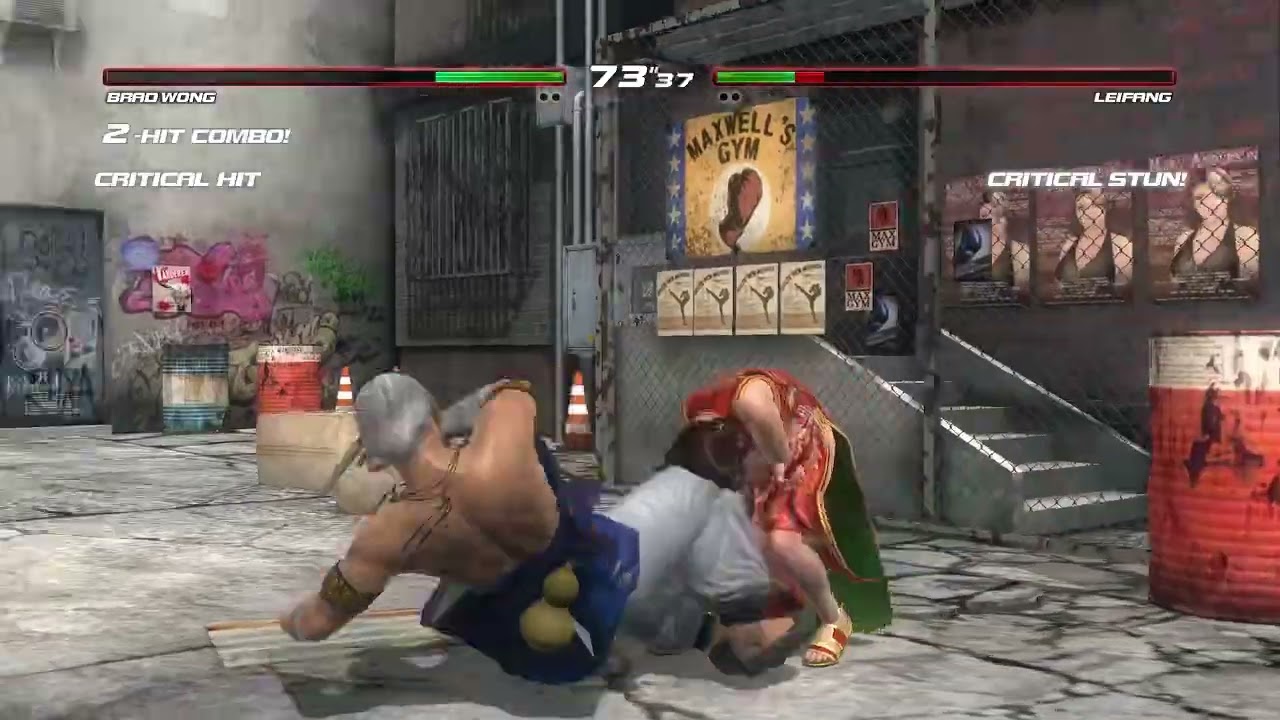 Brad Wong Vs Everyone All Dead or Alive 5 Last Round