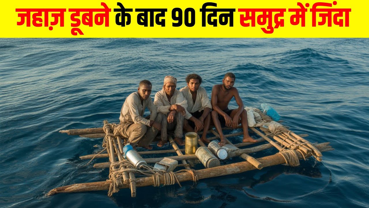 जहाज डूबने के बाद 90 दिन तक समुद्र में जिंदा Survived 90 Days at Sea After the Ship Sank