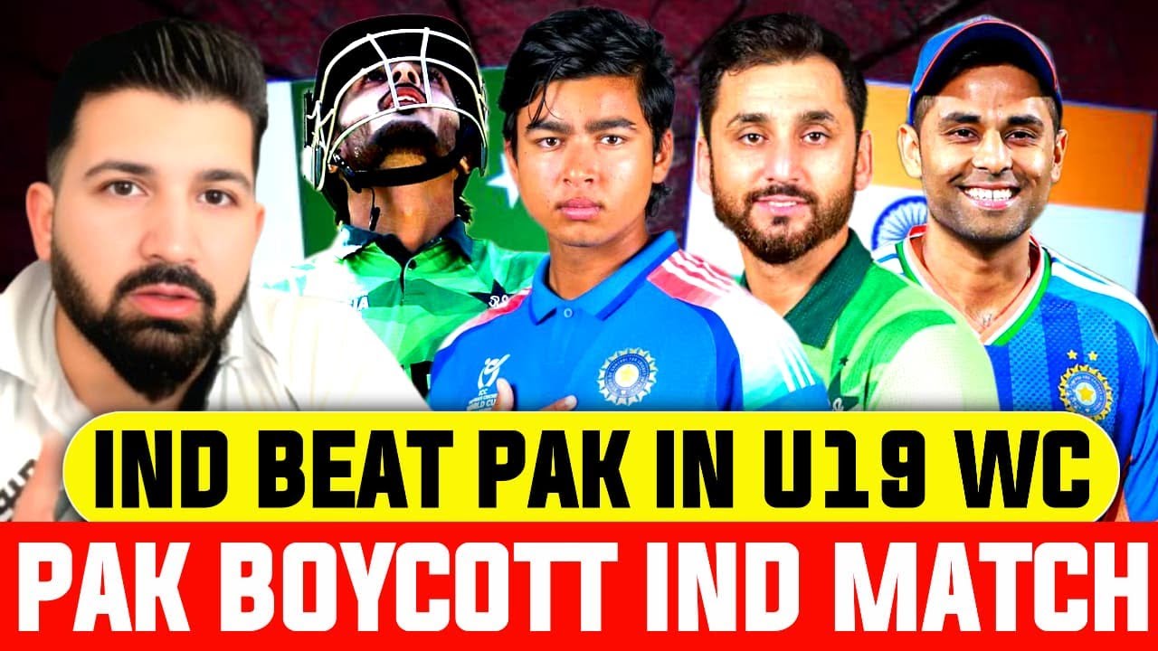 PAK boycott IND match in WC | PAK U19 Darpook approach , IND win & play semifinal