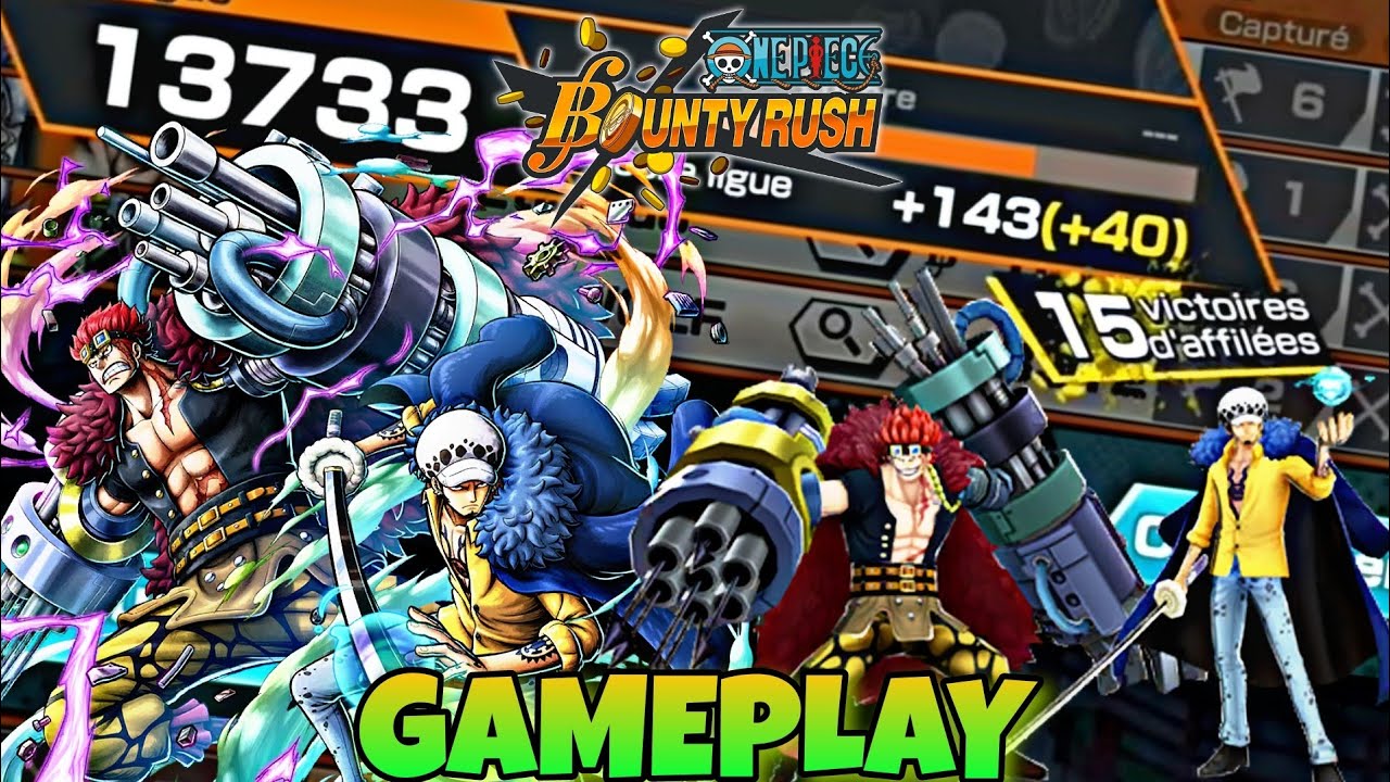 KID x LAW LVL 100 GAMEPLAY !!! J'AI SHAFT SUR UNE MASTERCLASS ... | ONE PIECE BOUNTY RUSH - OPBR