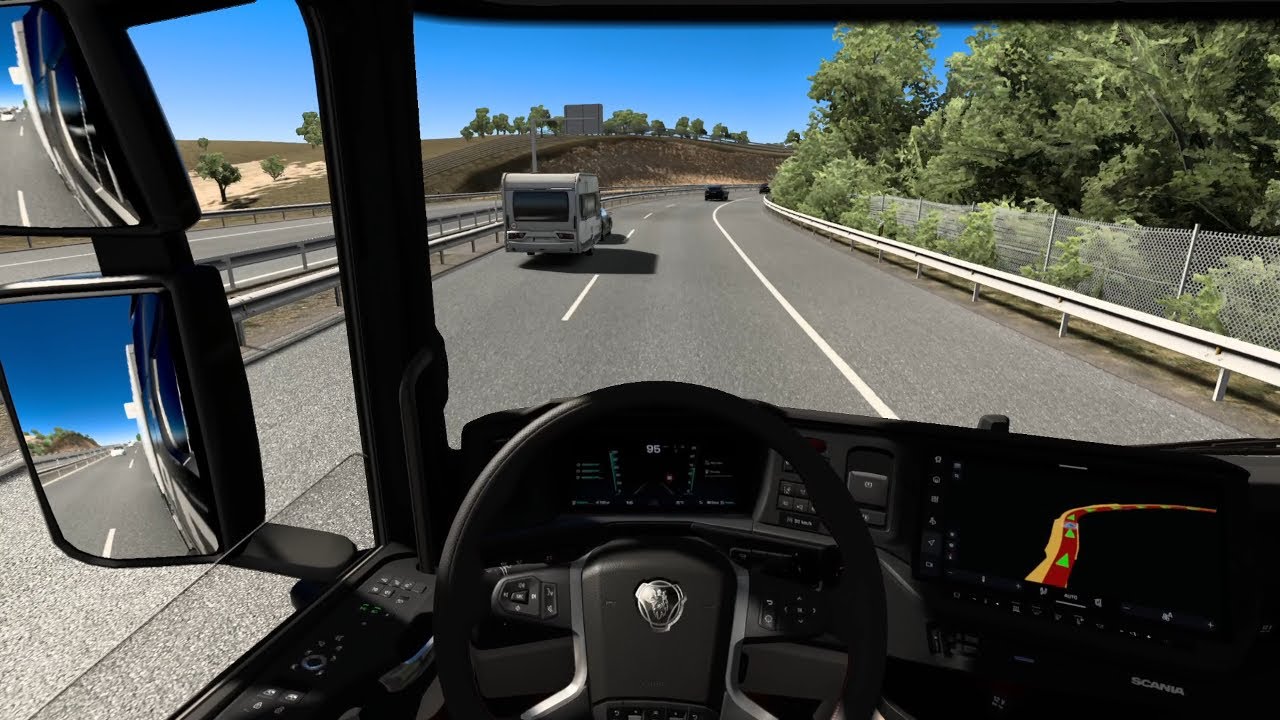 ETS 2 NEW SCANIA 🚛 REALISTIC TRIP — PURE ENGINE SOUND & IMMERSIVE DRIVING! 🎶🔥