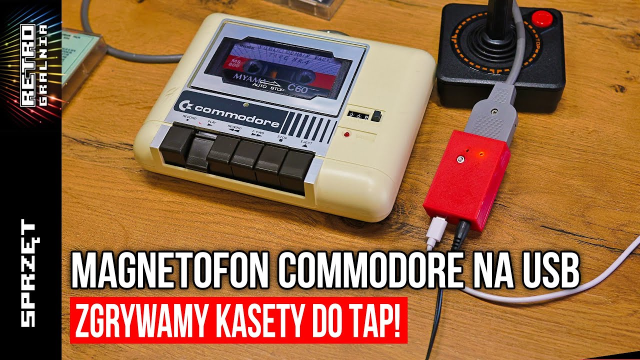 🎛️ Archiwizacja kaset C64 przez USB? TapeXUM w akcji!   [RG#594]