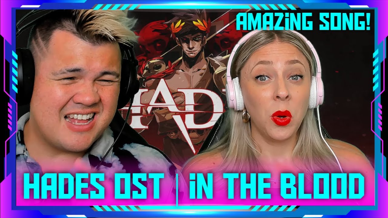 Reaction to Hades Game OST - In the Blood (ft. Ashley Barrett) | THE WOLF HUNTERZ Jon and Dolly