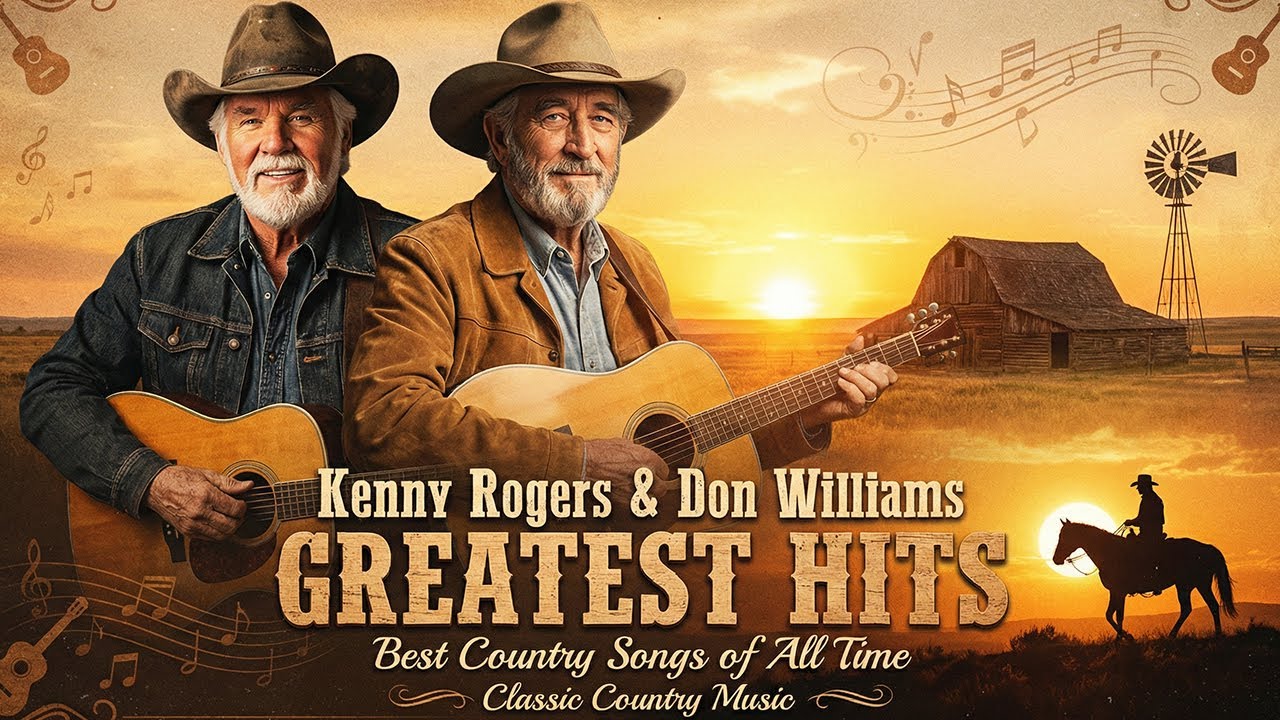 Don Williams & Kenny Rogers Greatest Hits 🌾 Old Country Songs Nonstop Collection