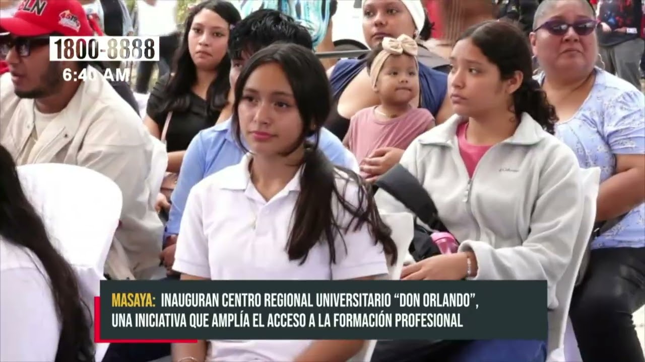 ¡Masaya celebra! Inauguran Centro Regional Universitario 
