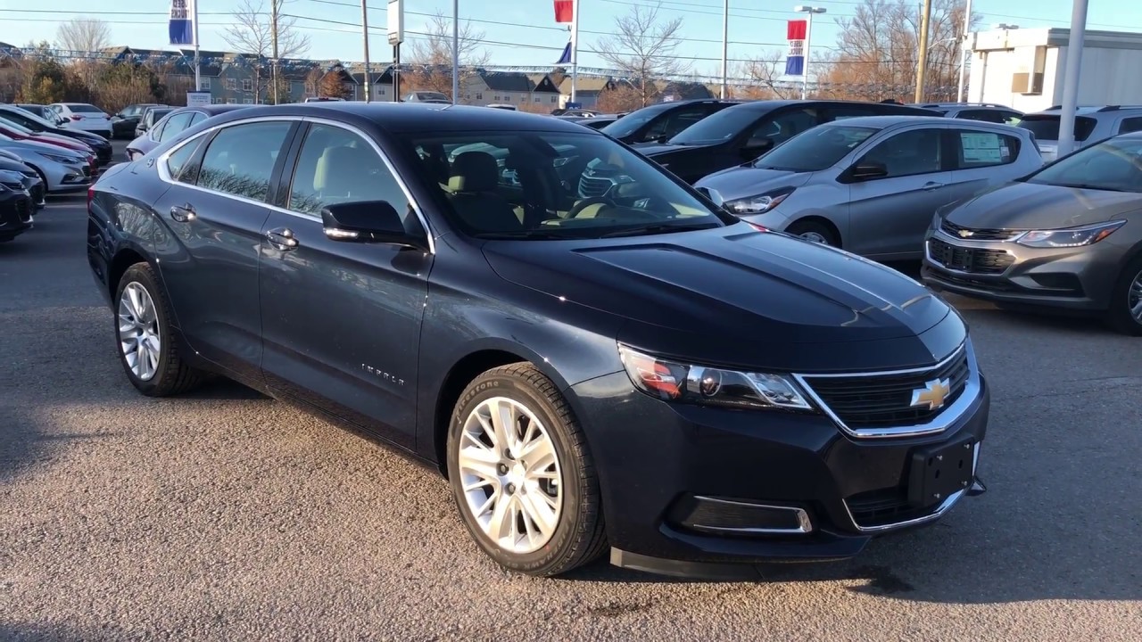 Blue 2018 Chevrolet Impala LS Review Oshawa ON - Roy Nichols Motors Ltd