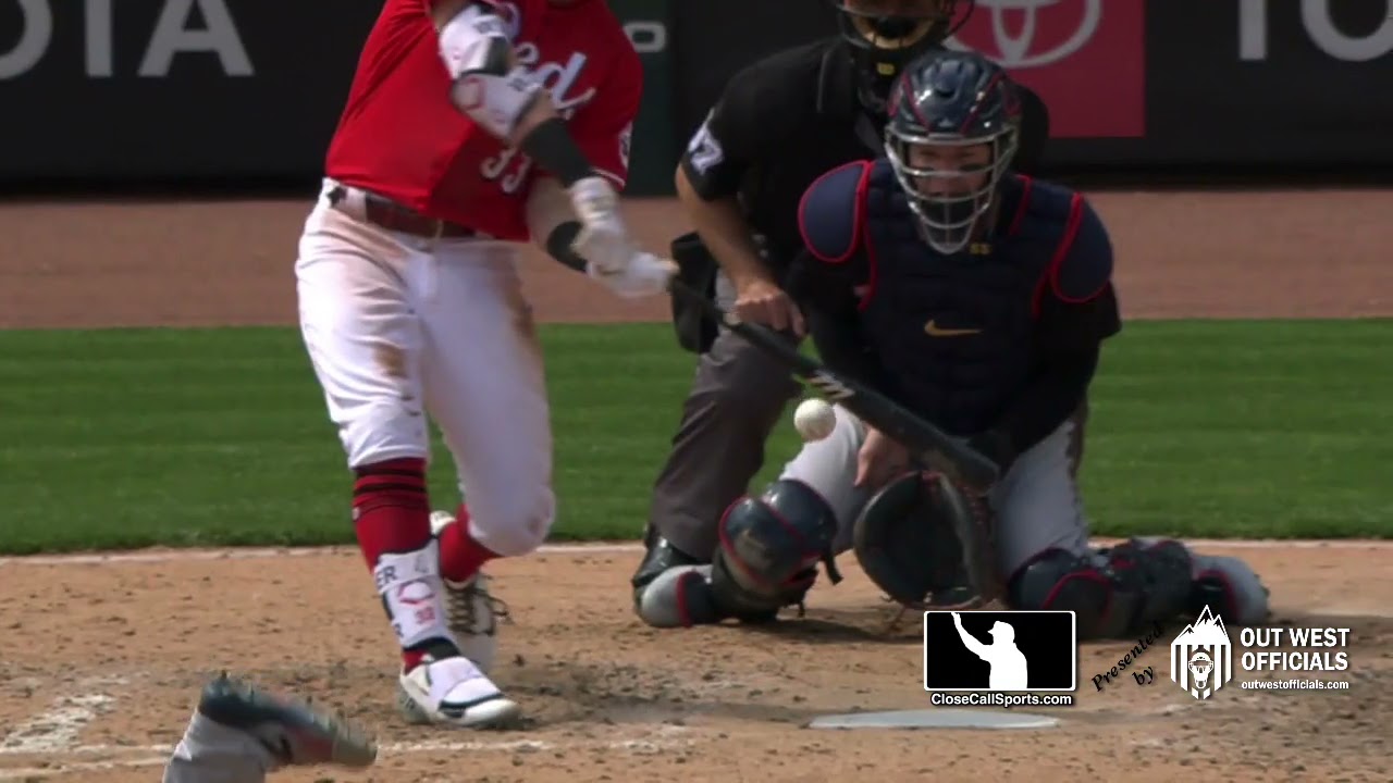 Ejection 012 - Crew Chief Bill Welke Ejects Reds Starter Wade Miley After Foul Tip No-Call