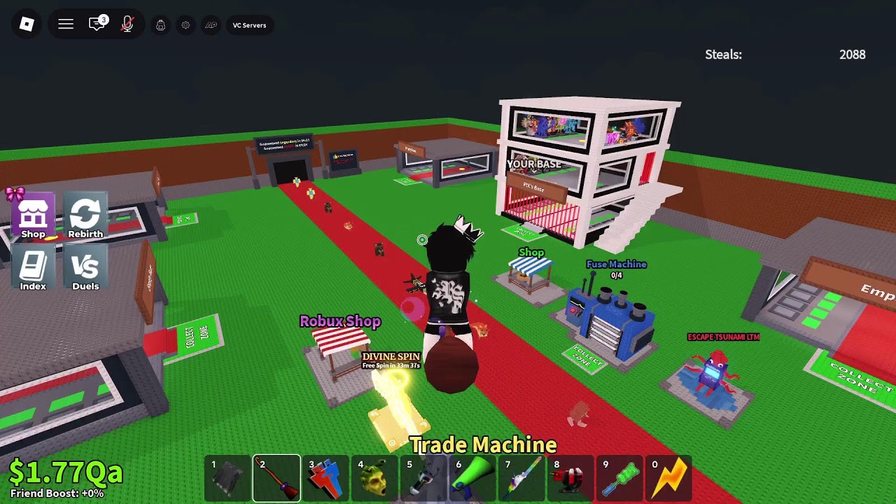 je trade dans la trade machine