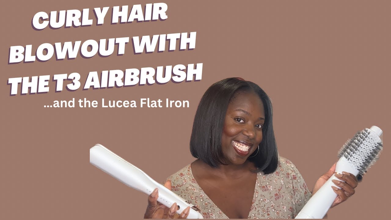 T3 Airbrush on Curly Hair