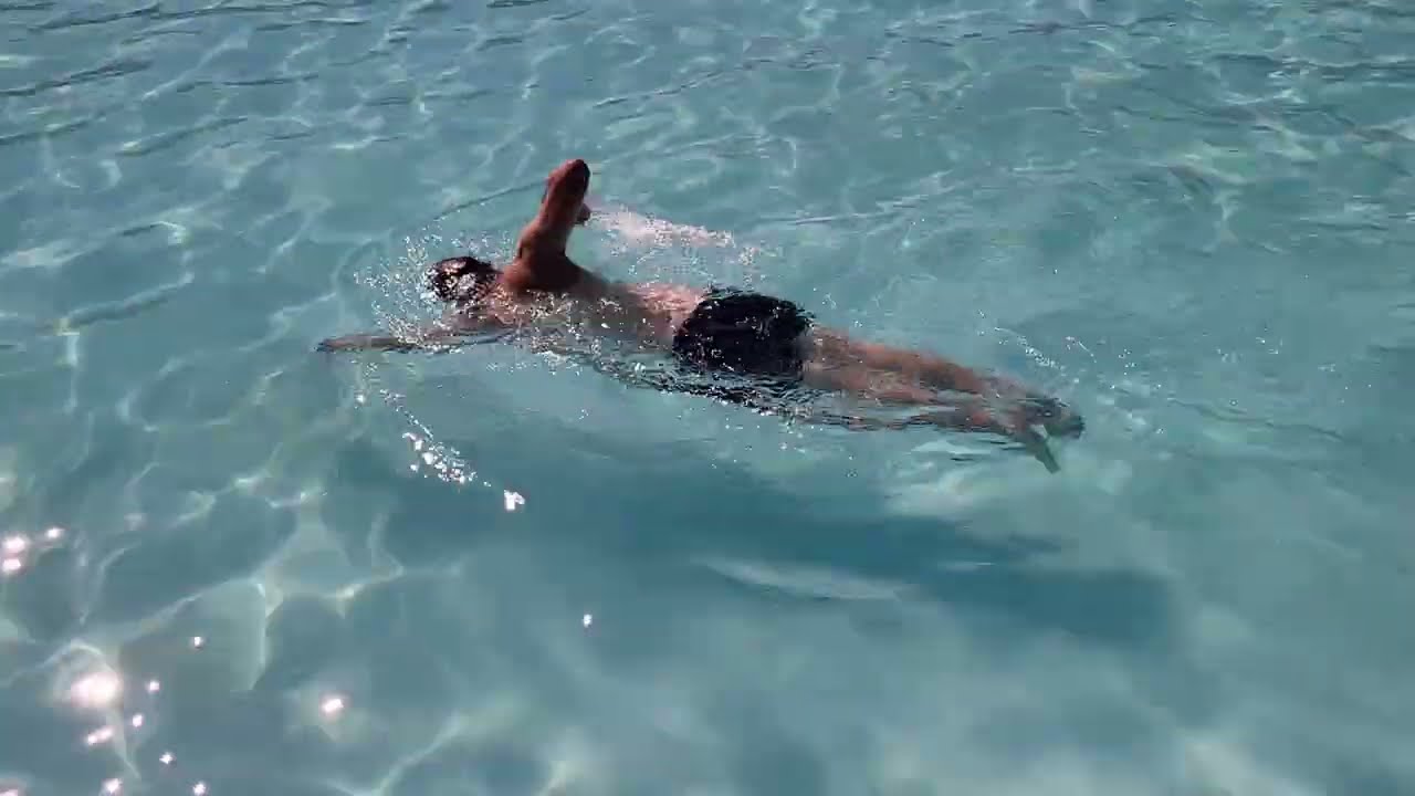 Trudgen swim stroke demonstration.