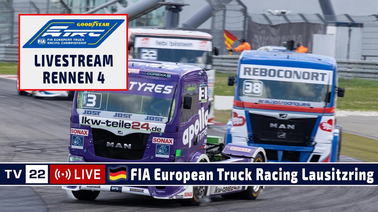 🇩🇪 RE-LIVE Truck Grand Prix Lausitzring: R4 Goodyear FIA European Truck Racing Ch'ship - 25.05.2025