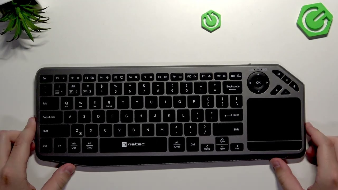 Natec TurboT2 &ndash; Главное преимущество: встроенная сенсорная панель.